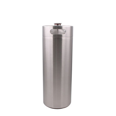 Outdoor Single Wall Stainless Mini Keg 10 Liter For Home Brewing